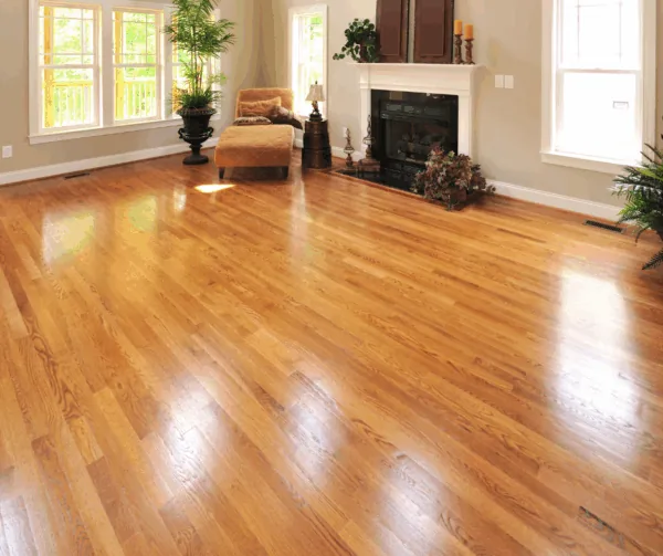 New hardwood and refinishing, both done in-house